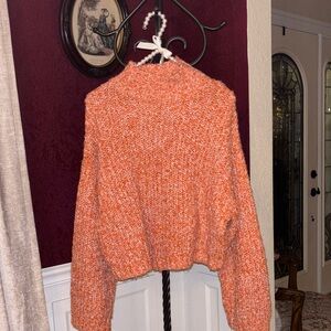 Sincerely Jules Vibrant Orange Turtleneck Sweater